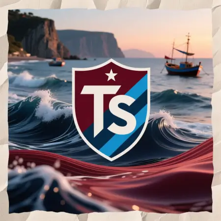 Trabzonspor logosu - Bordo mavi