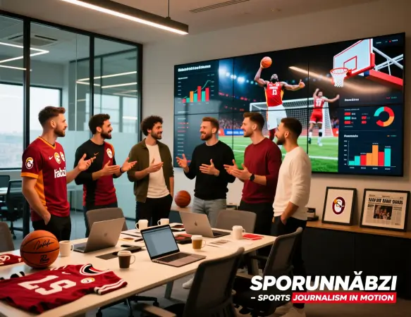 SporunNabzı ekibi ofiste çalışma ortamı